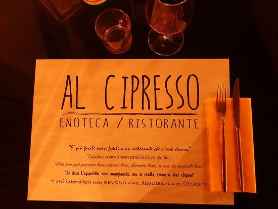 Al Cipresso Wine Restaurant